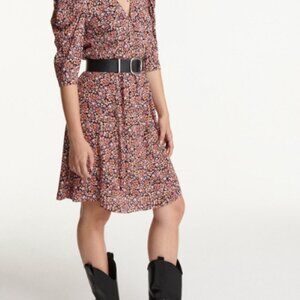 The Kooples Paris Floral Mini Dress Sz 4